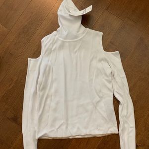 Brand new Zara cold shoulder knit top